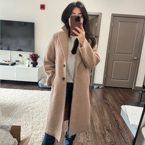 NWT Zara boucle coat